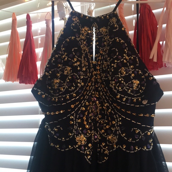 navy formal dress - Picture 2 of 3